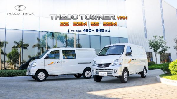 thaco1 TOWNER VAN 2S /945KG/ CHẠY TRONG GIỜ CAO ĐIỂM