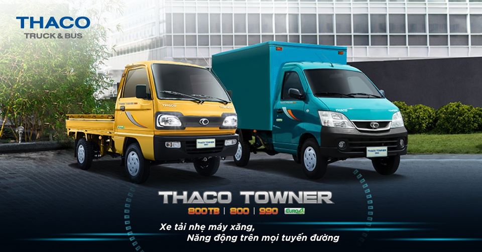 thaco2 GIÁ XE BEN THACO TF220 - TẢI 900 KG - THÙNG 1.95 MÉT