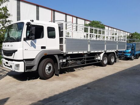 FUSO FJ 285 THÙNG MUI BẠT | 3 CHÂN | TẢI 14,2 TẤN