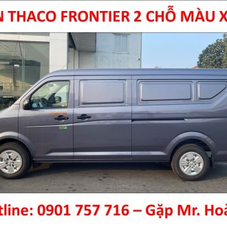 XE VAN 2 CHỖ MÀU XÁM