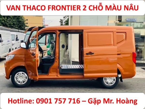 XE-VAN-MAU-NAU XE TẢI VAN MÀU NÂU - THACO TF420 2S GIÁ MỚI NHẤT