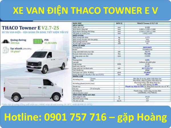 GIA-TOWNER-E-V2.7-2S GIÁ TOWNER E V2.7-2S
