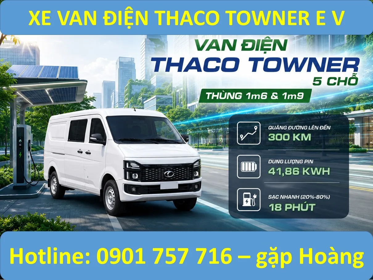 VAN ĐIỆN THACO 5 CHỖ GIÁ